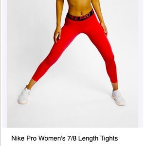 Nike Pro Women's 7/8 Length Tights sz XS (0-2) New
